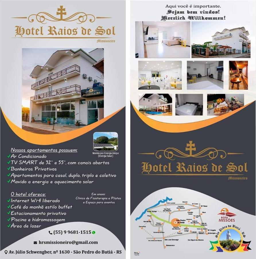 Hotel Raios De Sol Missioneiro Sao Pedro de Butia 外观 照片